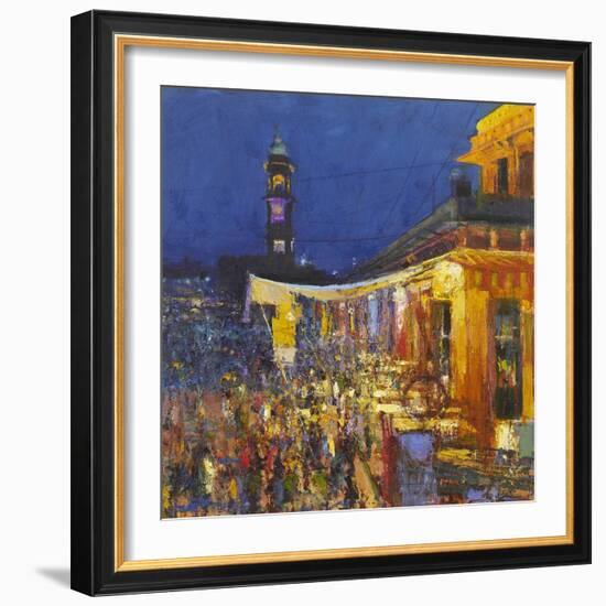 Chai Cafe in Clock Tower Square, Jodphur, 2017-Andrew Gifford-Framed Giclee Print