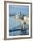 Chain Bridge over Danube River-Rudy Sulgan-Framed Photographic Print