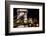 Chain Bridge, St. Stephens. Danube River Reflection, Budapest, Hungary-William Perry-Framed Photographic Print