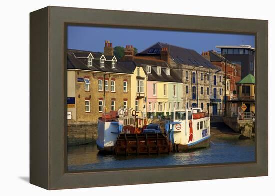 Chain Ferry, Cowes, Isle of Wight, England, United Kingdom, Europe-Neil Farrin-Framed Premier Image Canvas