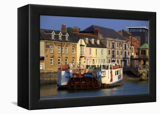 Chain Ferry, Cowes, Isle of Wight, England, United Kingdom, Europe-Neil Farrin-Framed Premier Image Canvas