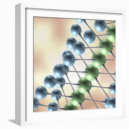 Chain of Molecules-null-Framed Photographic Print