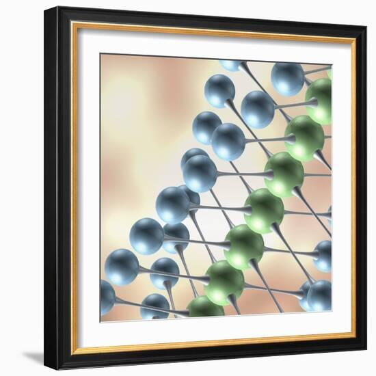 Chain of Molecules-null-Framed Photographic Print