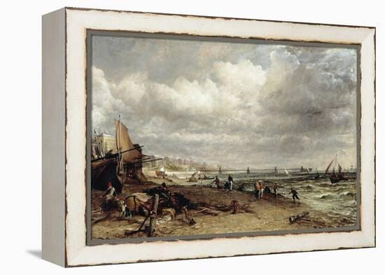 Chain Pier, Brighton-John Constable-Framed Premier Image Canvas