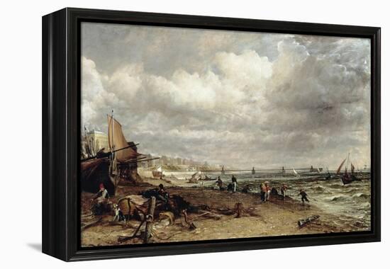 Chain Pier, Brighton-John Constable-Framed Premier Image Canvas