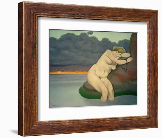 Chained Andromeda-Félix Vallotton-Framed Giclee Print