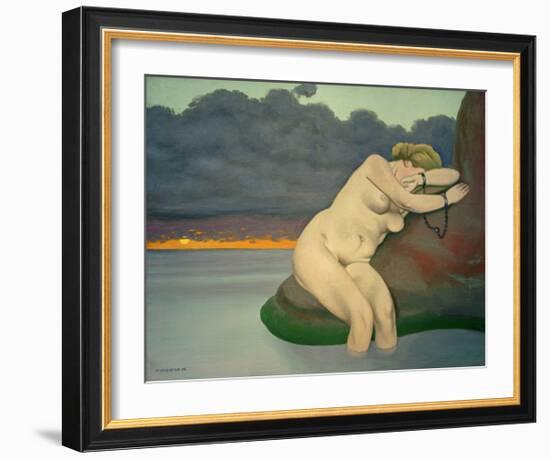 Chained Andromeda-Félix Vallotton-Framed Giclee Print
