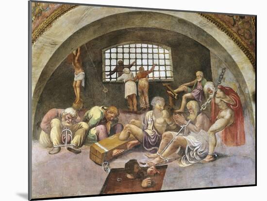 Chained Prisoners, Fresco-Giulio Romano-Mounted Giclee Print