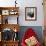 Chair and Desk of Charles Dickens, Used at Gadshill, 1923-null-Framed Giclee Print displayed on a wall