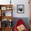 Chair and Desk of Charles Dickens, Used at Gadshill, 1923-null-Framed Giclee Print displayed on a wall