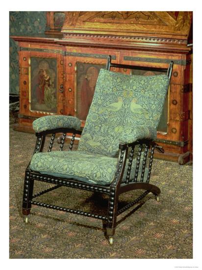 Chair By William Morris Upholstered In Original Bird Woollen Tapestry Circa 1870 Giclee Print William Morris Art Com Chair By William Morris Upholstered In Original Bird Woollen Tapestry Circa 1870 Giclee Print William Morris Art Com