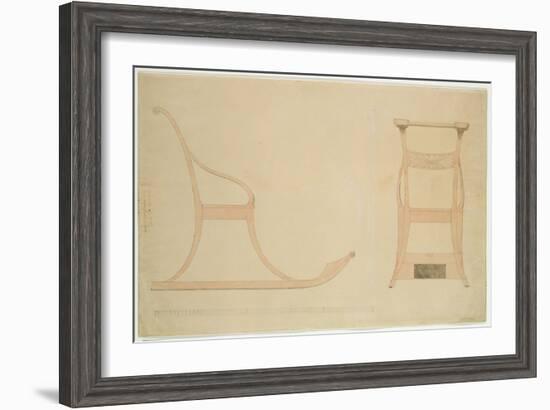 Chair For a Sleigh-Caspar David Friedrich-Framed Giclee Print