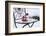 Chair in the Snow with Christmassy Still Life-Andrea Haase-Framed Photographic Print