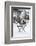 Chair in the Snow with Wintry Still Life-Andrea Haase-Framed Photographic Print