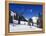 Chair Lift Carries Skiers at Alta, Alta Ski Resort, Salt Lake City, Utah, USA-Kober Christian-Framed Premier Image Canvas