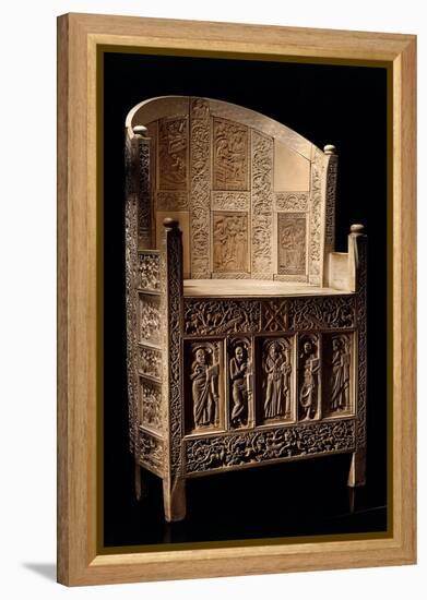 Chair of Bishop Maximian-Byzantine School-Framed Premier Image Canvas