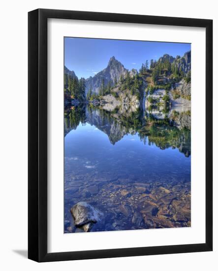 Chair Peak, Gem Lake, Alpine Lakes Wilderness, Washington, Usa-Jamie & Judy Wild-Framed Photographic Print