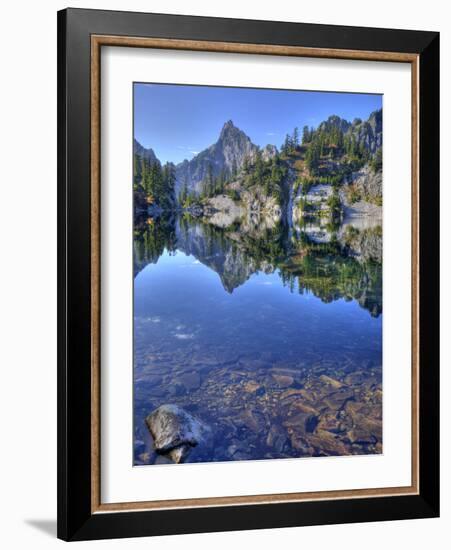 Chair Peak, Gem Lake, Alpine Lakes Wilderness, Washington, Usa-Jamie & Judy Wild-Framed Photographic Print