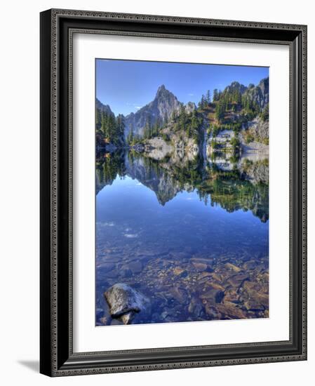 Chair Peak, Gem Lake, Alpine Lakes Wilderness, Washington, Usa-Jamie & Judy Wild-Framed Photographic Print