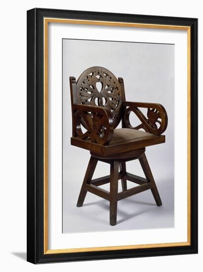 Chair with Armrests, 1900-1901-Alejandro De Riquer-Framed Giclee Print