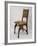 Chair with Upholstered Seat and Back-null-Framed Giclee Print