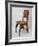 Chair with Upholstered Seat and Back-null-Framed Giclee Print