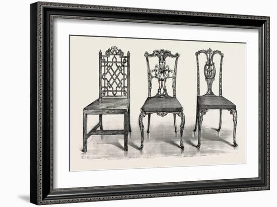 Chairs, 1754, UK-Thomas Chippendale-Framed Giclee Print