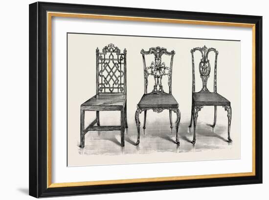 Chairs, 1754, UK-Thomas Chippendale-Framed Giclee Print