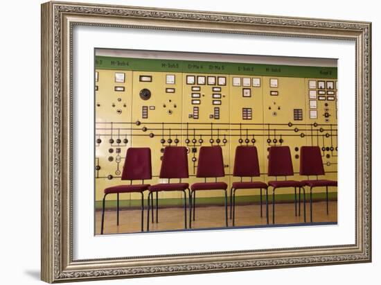 Chairs in a Power Station-Nathan Wright-Framed Photographic Print