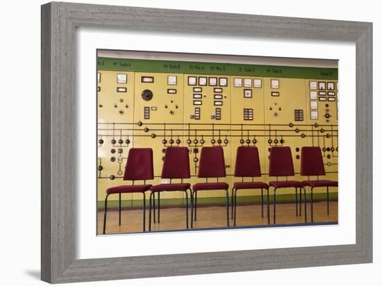 Chairs in a Power Station-Nathan Wright-Framed Photographic Print