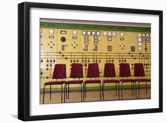 Chairs in a Power Station-Nathan Wright-Framed Photographic Print