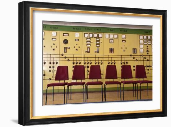 Chairs in a Power Station-Nathan Wright-Framed Photographic Print