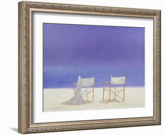 Chairs on the Beach, 1995-Lincoln Seligman-Framed Giclee Print