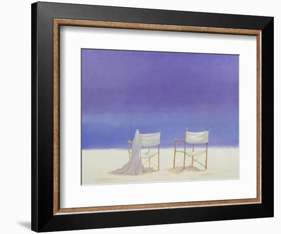 Chairs on the Beach, 1995-Lincoln Seligman-Framed Giclee Print