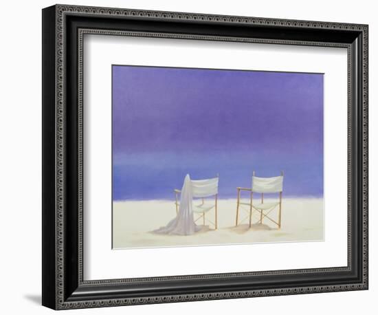 Chairs on the Beach, 1995-Lincoln Seligman-Framed Giclee Print