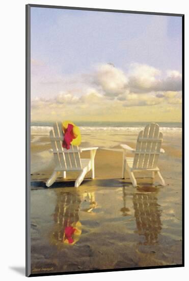 Chairs on the Beach-Carlos Casamayor-Mounted Art Print