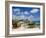 Chairs Overlooking the Caribbean Sea, Tulum, Quintana Roo, Mexico-Julie Eggers-Framed Photographic Print