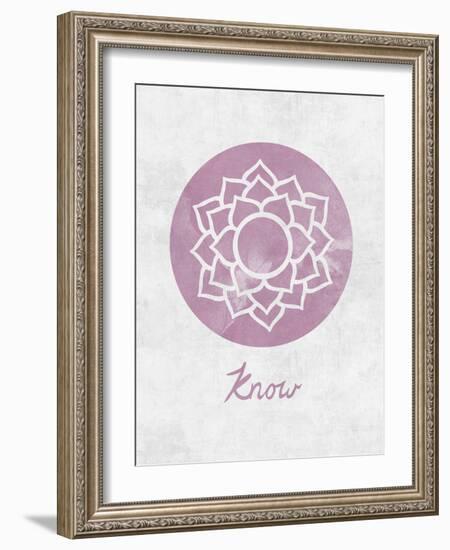 Chakra - Know-null-Framed Giclee Print