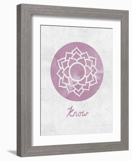 Chakra - Know-null-Framed Giclee Print