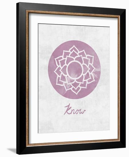 Chakra - Know-null-Framed Giclee Print