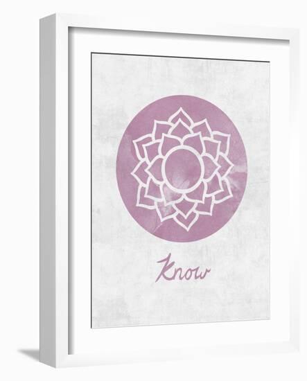 Chakra - Know-null-Framed Giclee Print