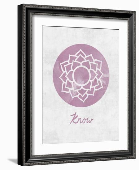 Chakra - Know-null-Framed Giclee Print