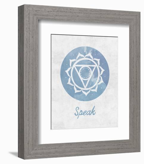 Chakra - Speak-Sasha Blake-Framed Art Print