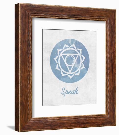 Chakra - Speak-Sasha Blake-Framed Art Print