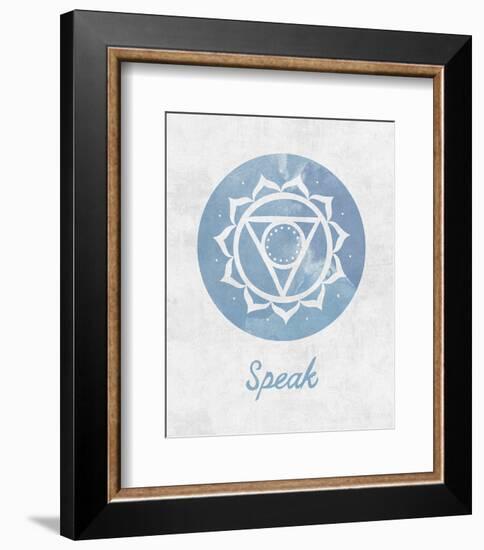 Chakra - Speak-Sasha Blake-Framed Art Print