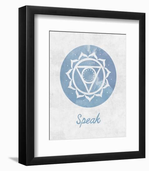 Chakra - Speak-Sasha Blake-Framed Art Print
