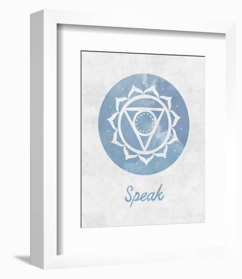 Chakra - Speak-Sasha Blake-Framed Art Print