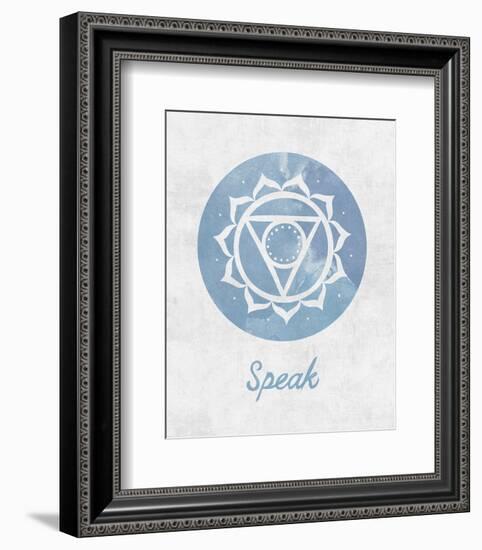 Chakra - Speak-Sasha Blake-Framed Art Print