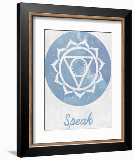 Chakra - Speak-Sasha Blake-Framed Giclee Print