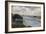 Chalands sur la Seine-Pierre-Auguste Renoir-Framed Giclee Print